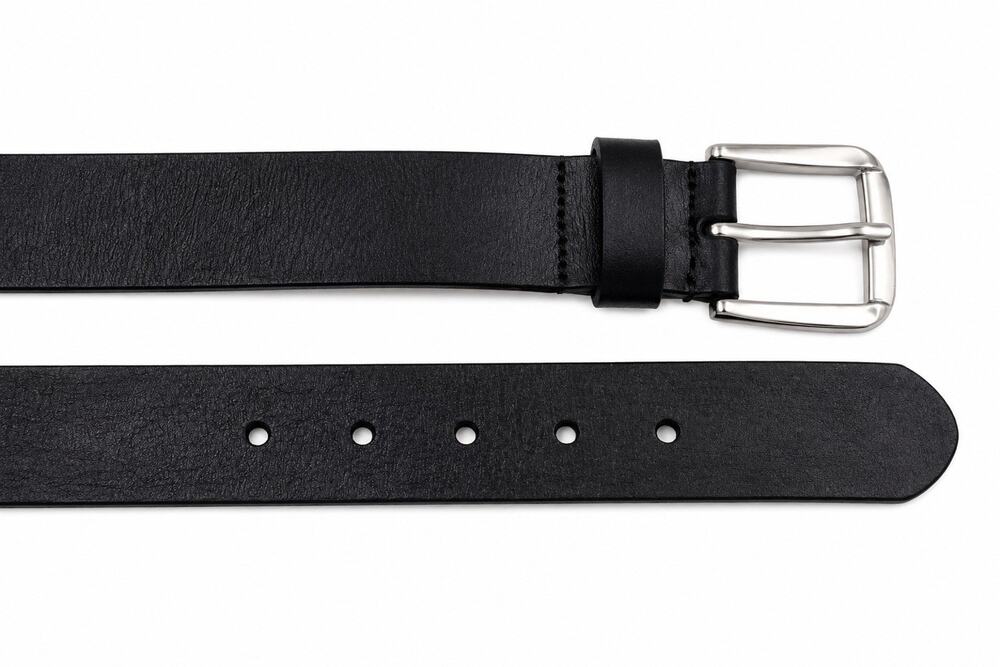 FOSSIL WOMEN’S GENUINE BLACK LEATHER BELT SIZE S FLOWERS BUCKLE